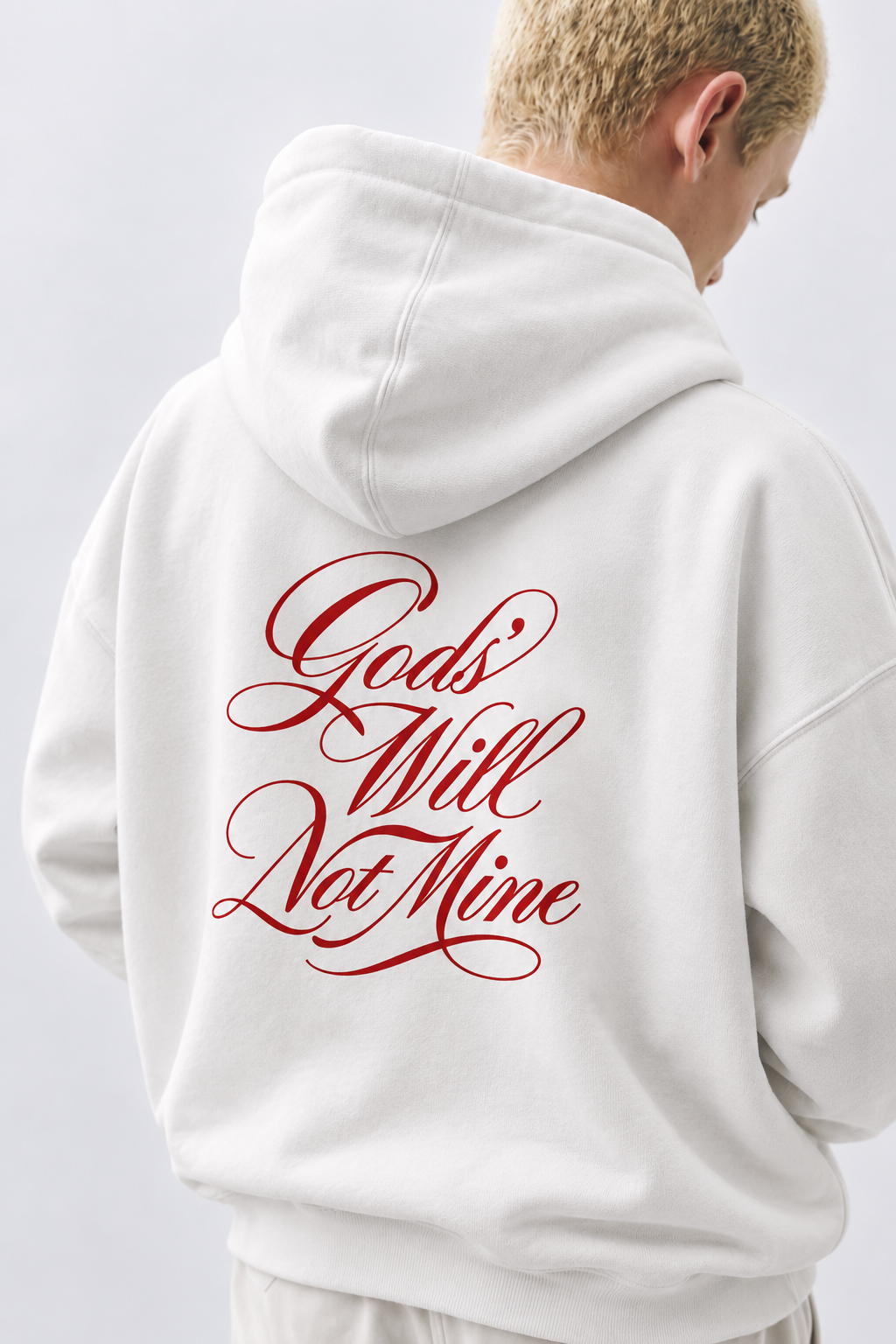 GODS WILL NOT MINE - UNISEX HOODIE