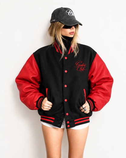 GODS WILL - RED HEAVYWEIGHT LETTERMAN