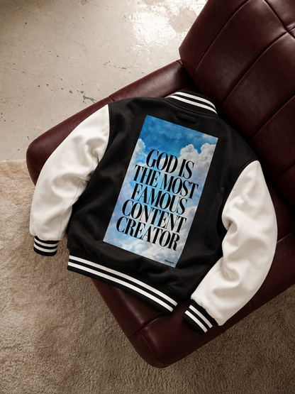 GOD IS CREATOR - BLACK HEAVYWEIGHT LETTERMAN