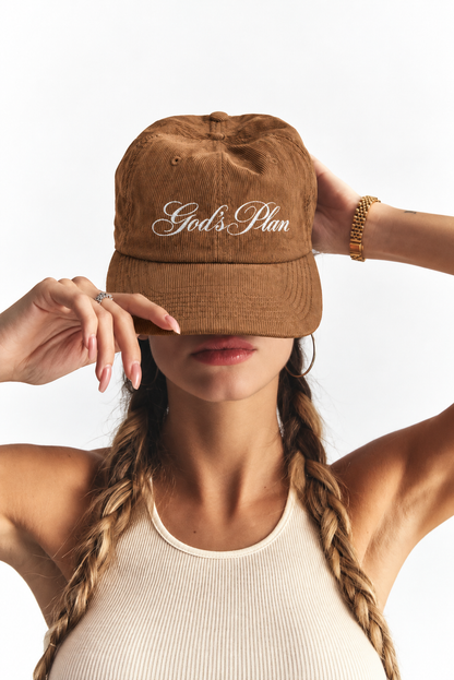 GODS PLAN - AMBER CORDUROY HAT