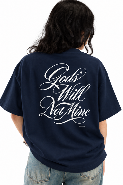 GODS WILL - OCEAN UNISEX HIGH NECK T SHIRT