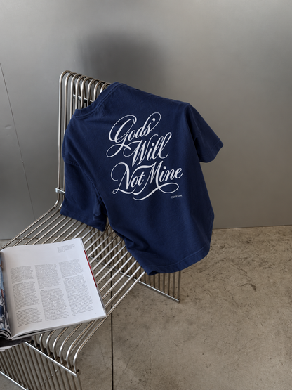 GODS WILL - OCEAN UNISEX HIGH NECK T SHIRT
