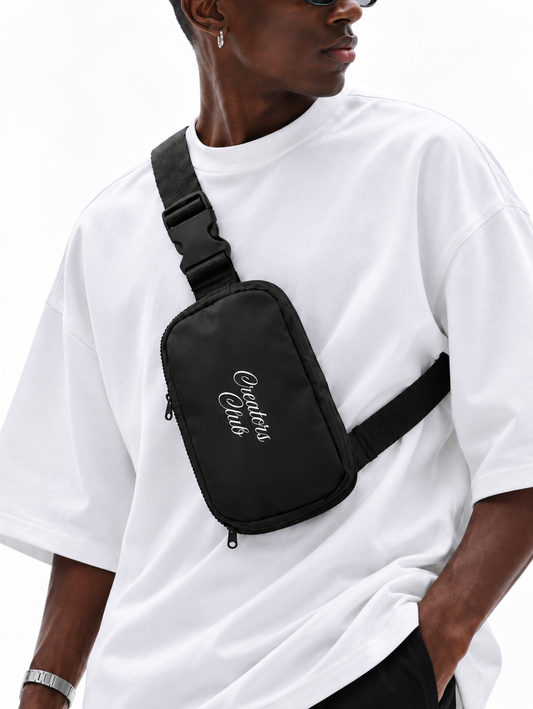 CREATORS CLUB - BLACK SLING BAG