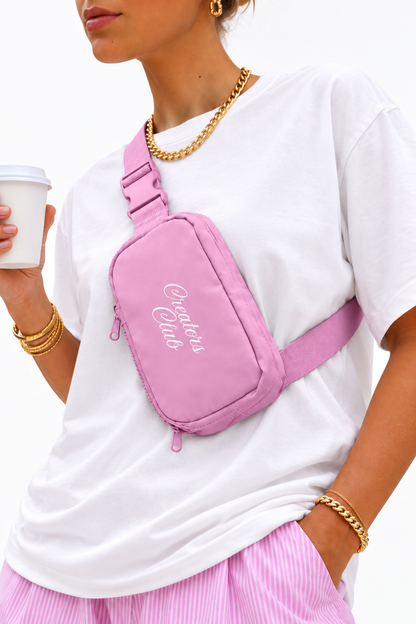 CREATORS CLUB - PINK SLING BAG